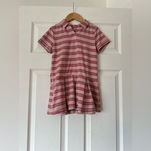 Hanna Andersson Striped Made For Sun Polo Dress, Size 5